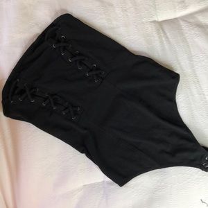 Tube top bodysuit from express
